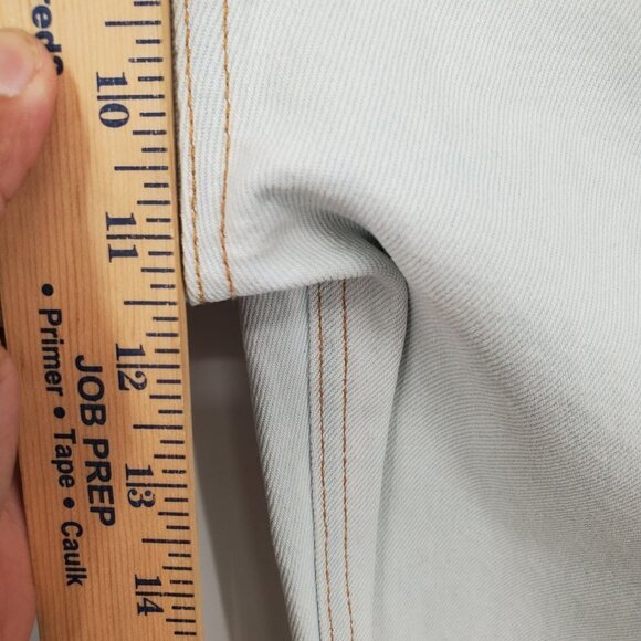 GRLFRND Denim High Rise Distressed Straight Leg Jeans Button Fly 27 Womens NWOT - Picture 11 of 14